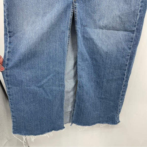 Universal Thread Denim Maxi Skirt High Slit Medium Wash Women’s Size 12 - Picture 2 of 9